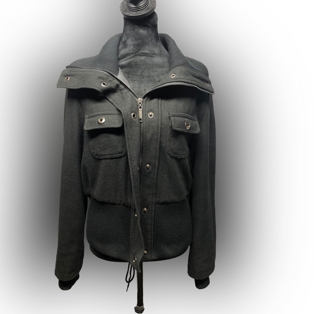 Blue Axes wool coat
